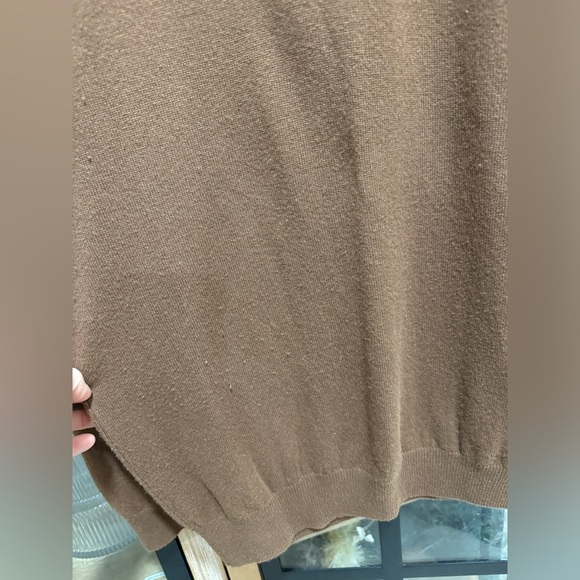 RODD & GUNN Cashmere optim wool 1/4 Half-Zip Sweater pullover merino chocolate - Picture 7 of 12
